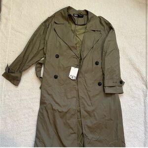 Zara Trench coat - size small - new with tags